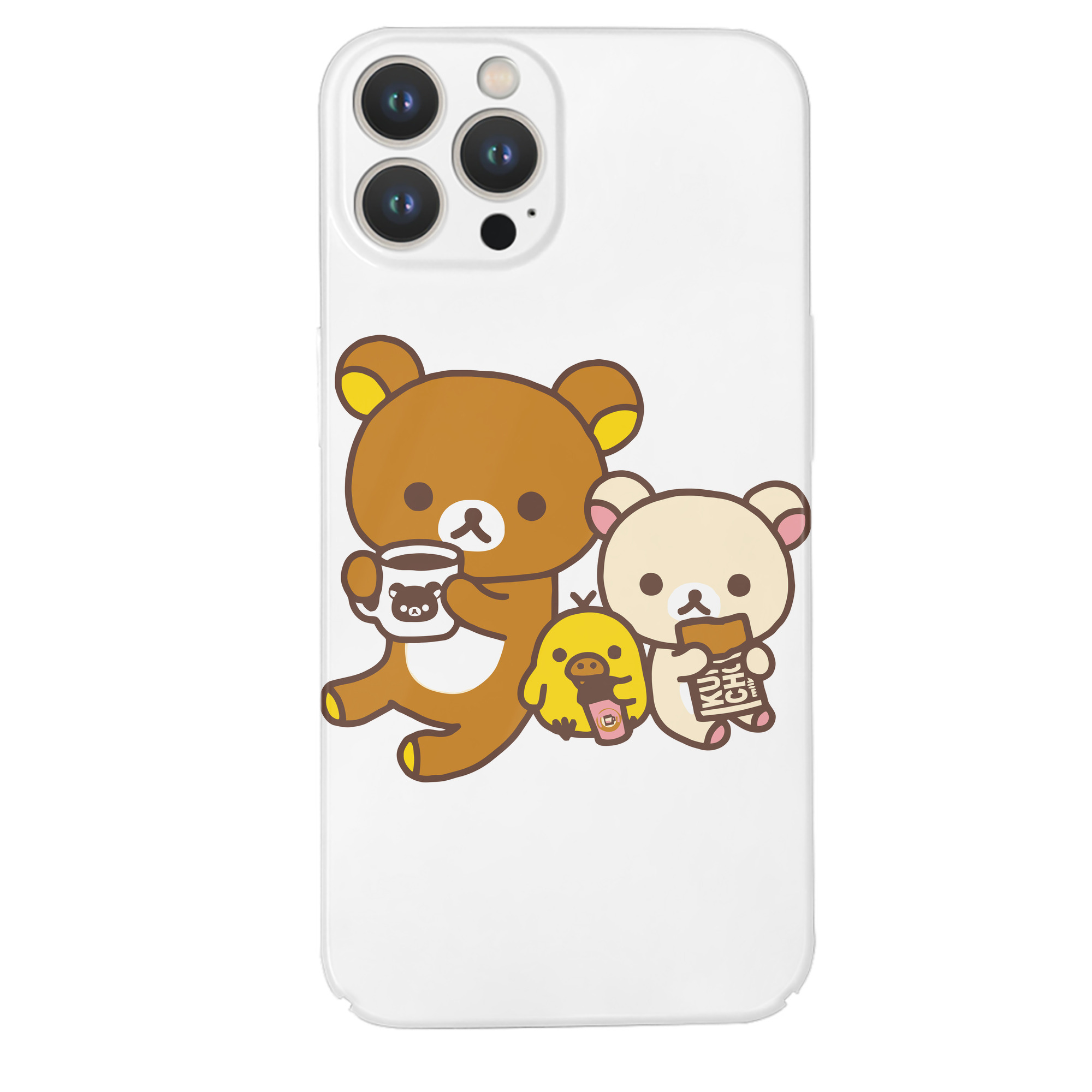 （画像用） リラックマ リラックマ キイロイトリ Rilakkuma Korilakkuma Kiiroitori 【iPhone 14シリーズ対応】ハードケース